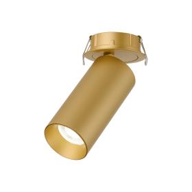DL350340  Eos A 10 Triac Dimmable, Tridonic 10W 631lm 2700K ,36°, Gold & Gold, Recessed  LED A Spotlight, Push Fit Fast Connector, IP20, 5yrs Warranty